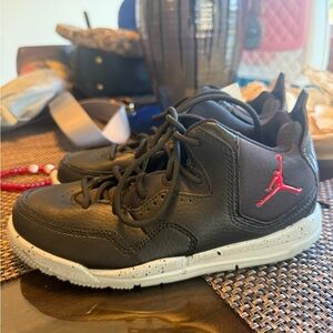 Jordan’s size 1 black and Red Jordan Shoes